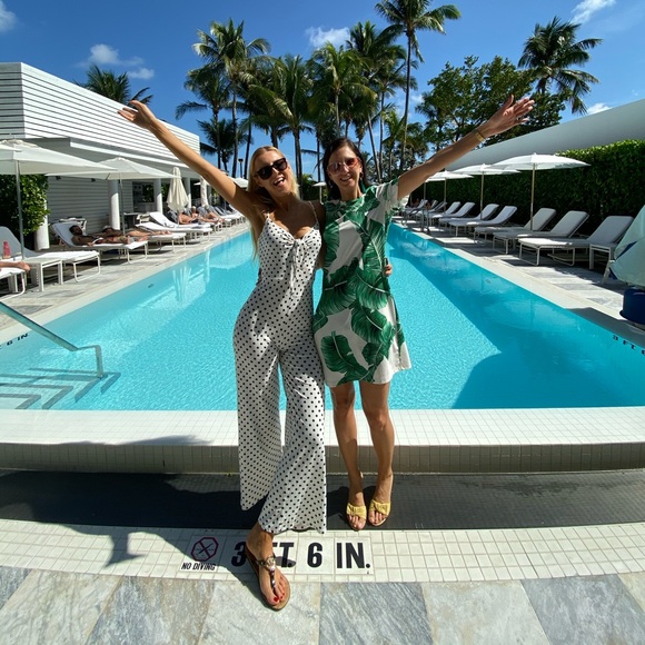 Black & White Polka Dot Jumpsuit ⚪️⚫️ - Picture 5 of 9